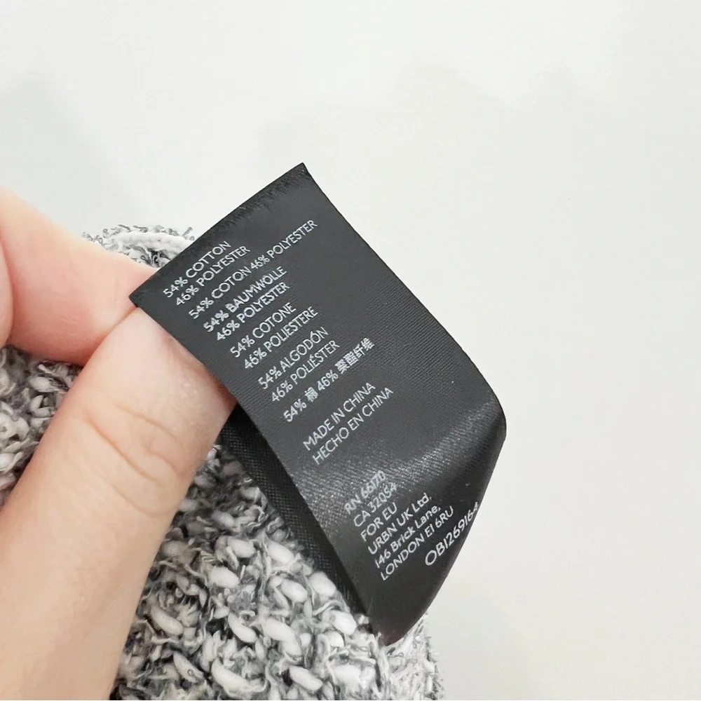 Anthropologie Maeve Tamara Fringed Mini Sweater Skirt Size XS - Picture 8 of 8